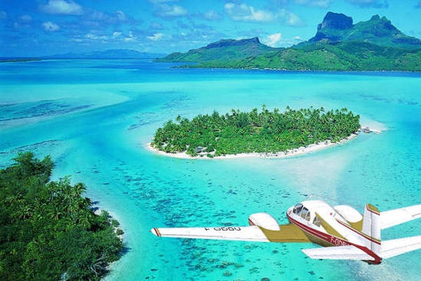 Azurový ráj ve Francouzské Polynésii to je Bora-Bora